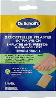 Dr. Scholl's Druckstellen Pflaster extra weich, 1 St
