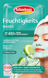 Schaebens Gesichtsmaske Feuchtigkeit Sofort-Effekt (2 x 5 ml), 10 ml