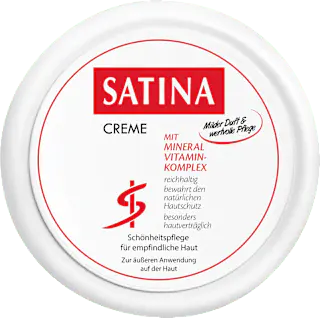 Satina Gesichtscreme pflegend, 150 ml
