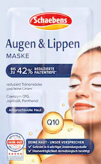 Schaebens Maske Augen & Lippen (4x1,5 ml), 6 ml