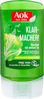 AoK Waschgel Klarmacher mit weißem Tee, 150 ml