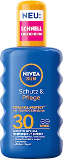 NIVEA SUN Sonnenspray Schutz & Pflege LSF 30, 200 ml