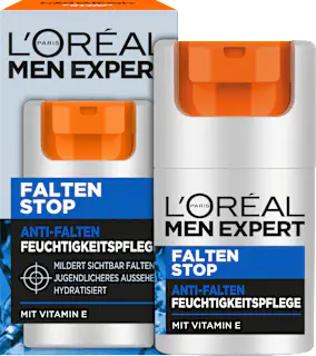 L'ORÉAL PARiS MEN EXPERT Gesichtscreme Anti-Falten, Feuchtigkeitspflege mit Vitamin E, 50 ml