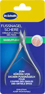 Dr. Scholl's Fußnagelschere zum Kürzen von dicken Fußnägeln, 1 St