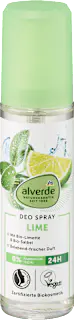 alverde NATURKOSMETIK Deospray Lime, 75 ml