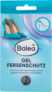 Balea Druckstellenschutz Ferse Rückseite Gelpads (1 Paar), 2 St
