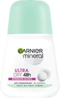 GARNIER mineral Antitranspirant Deo Roll-on Ultra Dry 48h, 50 ml