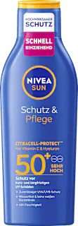 NIVEA SUN Sonnenmilch Schutz & Pflege LSF 50+, 200 ml