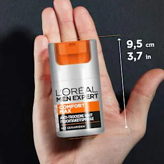 L'ORÉAL PARiS MEN EXPERT Gesichtscreme Comfort Max, Feuchtigkeitspflege mit Ceramiden, 50 ml