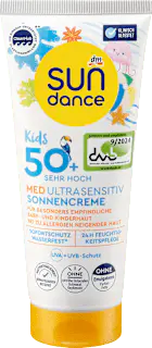 SUNDANCE Sonnencreme Kids MED ultra sensitiv, LSF 50+, 100 ml