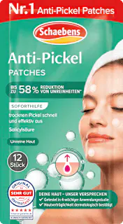 Schaebens Anti Pickel Patches unreine Haut, 12 St
