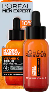 L'ORÉAL PARiS MEN EXPERT Serum Hydra Energy mit Vitamin C, 30 ml