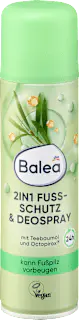 Balea 2in1 Fußschutz & Deo Spray, 200 ml