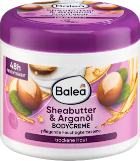 Balea Bodycreme Sheabutter & Arganöl, 500 ml