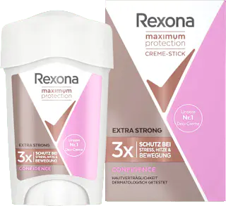 Rexona Antitranspirant Deocreme Maximum Protection Confidence, 45 ml