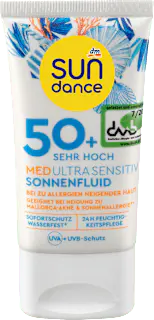 SUNDANCE Sonnenfluid Gesicht MED ultra sensitiv, LSF 50+, 50 ml