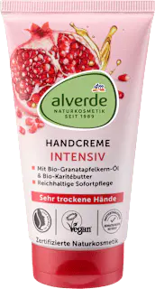 alverde NATURKOSMETIK Handcreme Granatapfel & Karitébutter, 75 ml