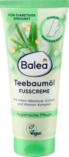 Balea Fußcreme Teebaumöl, 100 ml