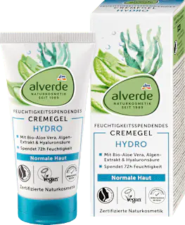 alverde NATURKOSMETIK Gesichtscreme Gel Hydro feuchtigkeitsspendend, 50 ml