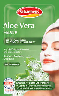 Schaebens Gesichtsmaske Aloe Vera (2x5 ml), 10 ml