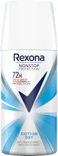 Rexona Antitranspirant Deospray Nonstop Protection Cotton Dry, Reisegröße, 35 ml