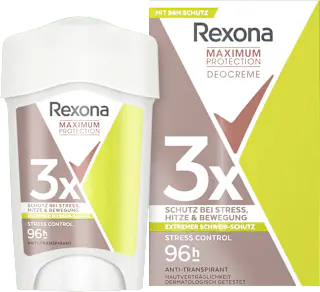 Rexona Antitranspirant Deocreme Maximum Protection Stress Control, 45 ml