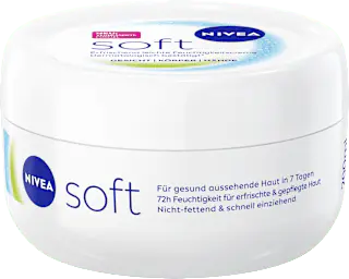 NIVEA Feuchtigkeitscreme soft im Tiegel, 200 ml