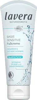 lavera NATURKOSMETIK Fußcreme Basis Sensitiv, 75 ml