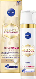 NIVEA CC Creme Luminous 630 Getöntes Fluid MIttel LSF 30, 40 ml