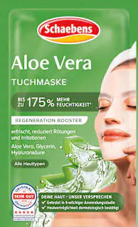 Schaebens Tuchmaske Aloe Vera, 1 St