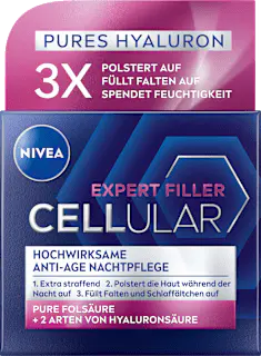 NIVEA Nachtcreme Anti Age Cellular Expert Filler, 50 ml