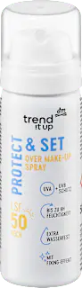 trend !t up Sonnenschutzspray Protect & Set Over Make-up Spray, 50 ml