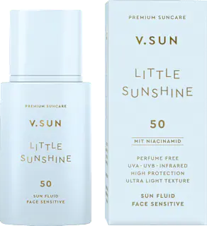 V.SUN Sonnenfluid Gesicht sensitive "little Sunshine" LSF 50, 30 ml