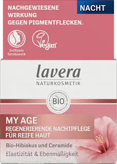 lavera NATURKOSMETIK Nachtcreme regenerierend My Age, 50 ml