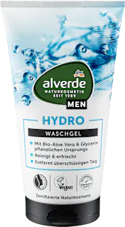alverde MEN Waschgel Hydro, 150 ml