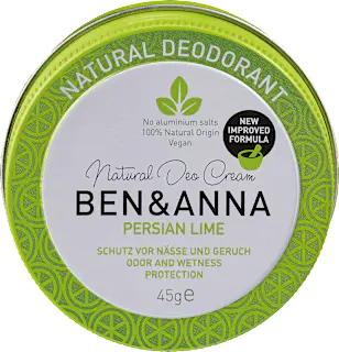 BEN&ANNA Deo Creme Deodorant Persian Lime, 45 g