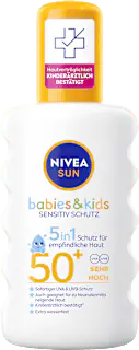 NIVEA SUN Sonnenspray Babies & Kids sensitiv LSF 50+, 200 ml