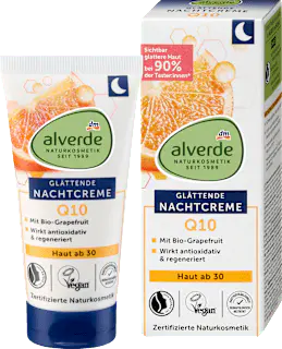 alverde NATURKOSMETIK Nachtcreme Q10 Haut ab 30, 50 ml