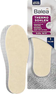 Balea Einlegesohlen Thermo Gr. 36/37 (1 Paar), 2 St