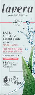 lavera NATURKOSMETIK Gesichtscreme Basis Sensitiv trockene Haut, 50 ml