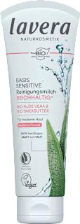 lavera NATURKOSMETIK Reinigungsmilch Basis Sensitiv, 125 ml