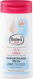Balea med Sofortpflegemilch 15% Urea 2in1, 250 ml