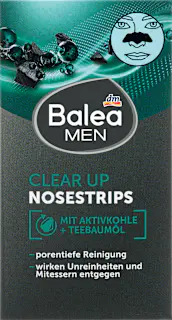 Balea MEN Nosestrips Clear Up, 3 St