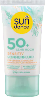 SUNDANCE Sonnenfluid Gesicht sensitiv, LSF 50+, 50 ml