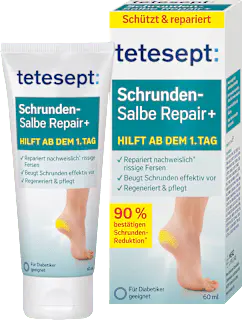 tetesept Fußcreme, Schrundensalbe Repair+, 60 ml