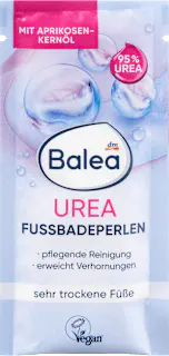 Balea Fußbadeperlen sehr trockene Füße Urea, 20 g