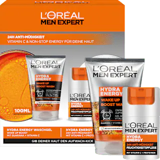L'ORÉAL PARiS MEN EXPERT Geschenkset Hydra Energy Pflege + Reinigung 2tlg, 1 St