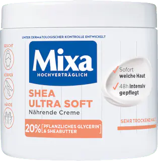 Mixa Pflegecreme Shea Ultra Soft, 400 ml