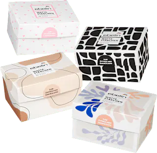 ebelin Wattestäbchen Motiv-Box, 300 St