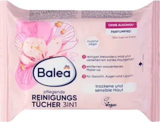 Balea Reinigungstücher pflegend 3in1, 25 St